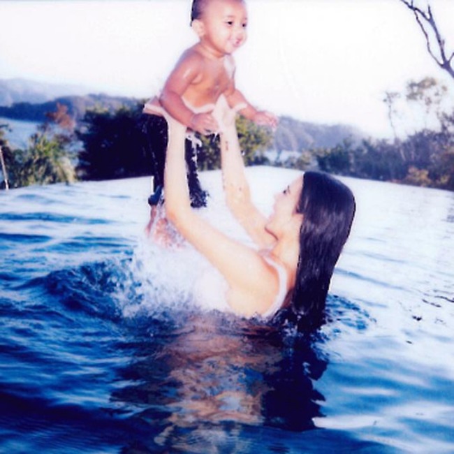 Saint West, Instagram